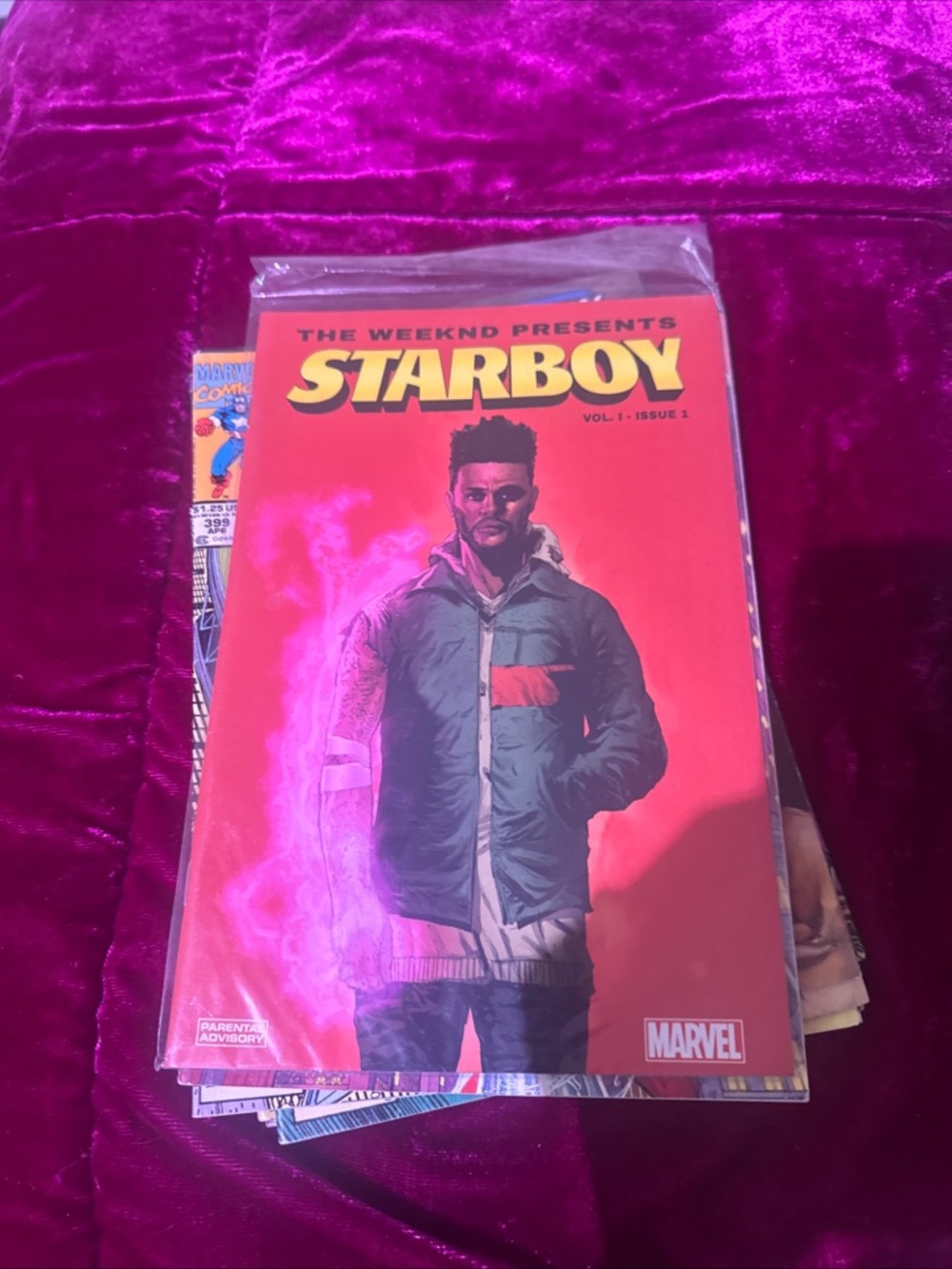 Marvel Starboy Comic Book Featuring  The Weekend Presents Starboy